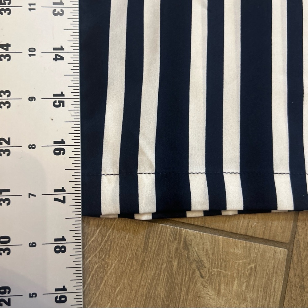 Zara Navy and White Striped Pants - Picture 11 of 14